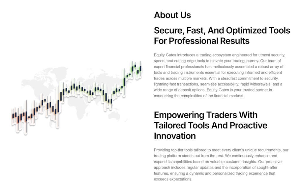Illustration of market growth charts and analytical tools representing secure and optimized trading technology